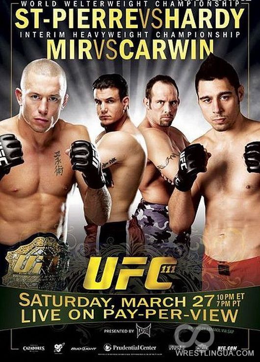 UFC 111. Результаты взвешиваний 