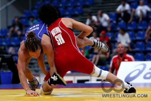 Фоторепортаж с чемпионата мира по спортивной борьбе среди юниорок