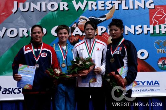 Фоторепортаж с чемпионата мира по спортивной борьбе среди юниорок