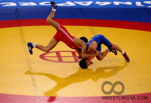 Результаты соревнований по греко-римской борьбе на первых юношеских играх в Сингапуре