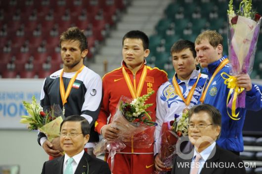 Чемпионат Азии по греко-римско борьбе Гуми-сити 2012. Итоговый протокол первого дня.