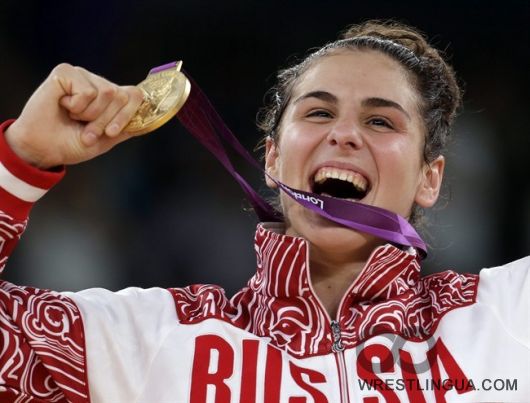 Саори Йошида и Наталья Воробьева Олимпийские Чемпионки Лондона.