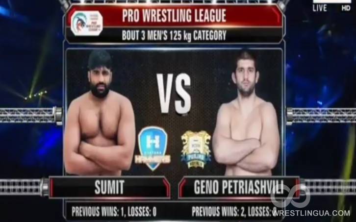 Вольная борьба: Гено Петриашвили - Sumit 16.01.2018, Pro Wrestling League-2018 видео запись схватки