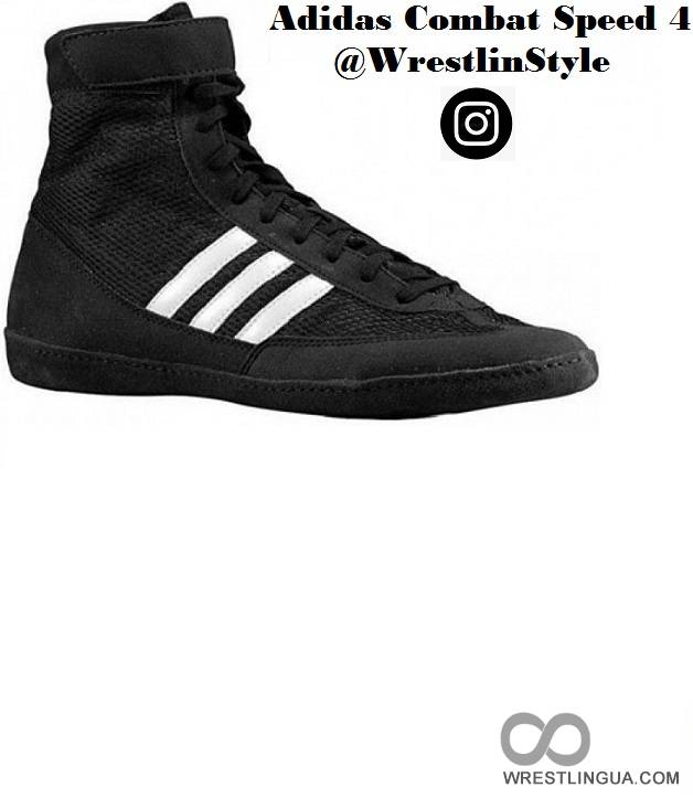 Борцовки Adidas Combat Speed 4 Black/Black/White D65552. Оригинал